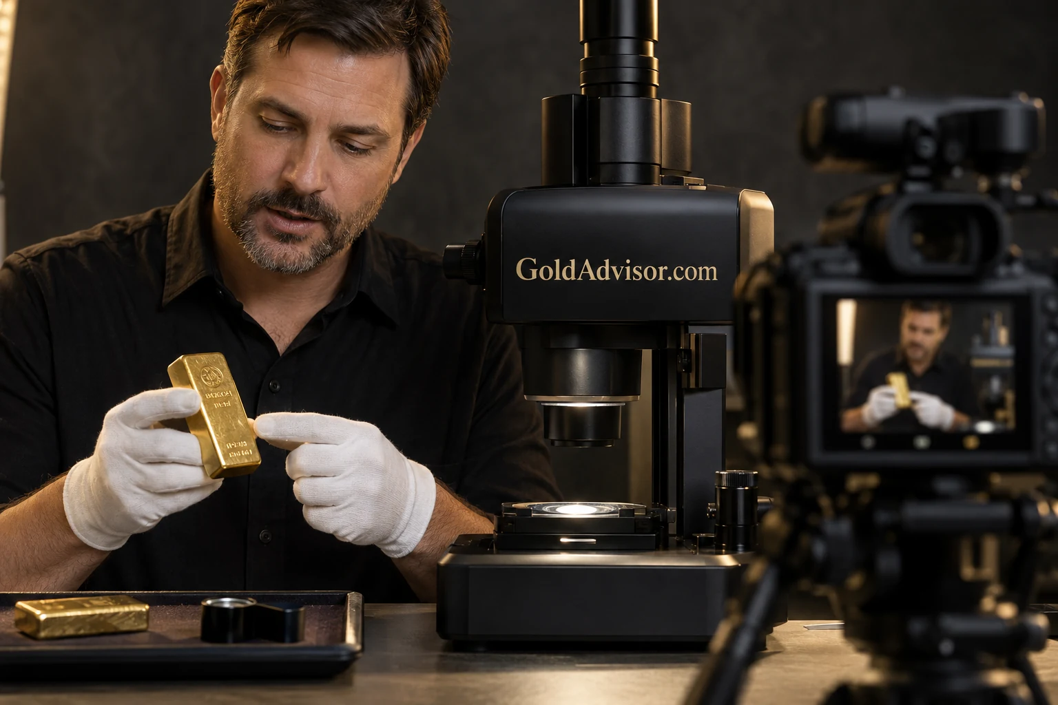 Illustrative GoldAdvisor.com concept: A gold education library for financial teams